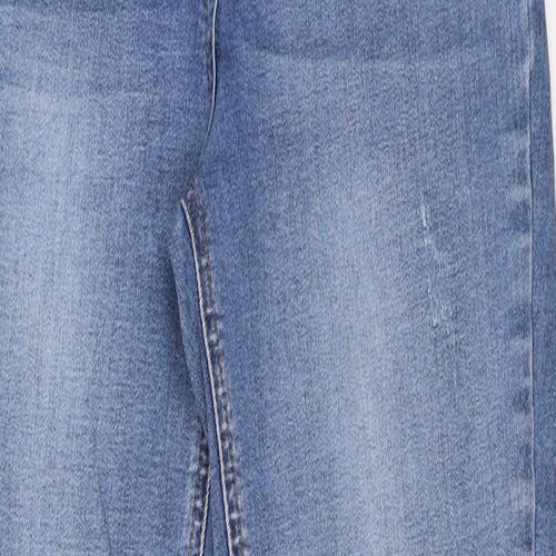 Preworn Womens Blue  Denim Skinny Jeans Size 10 L25 in