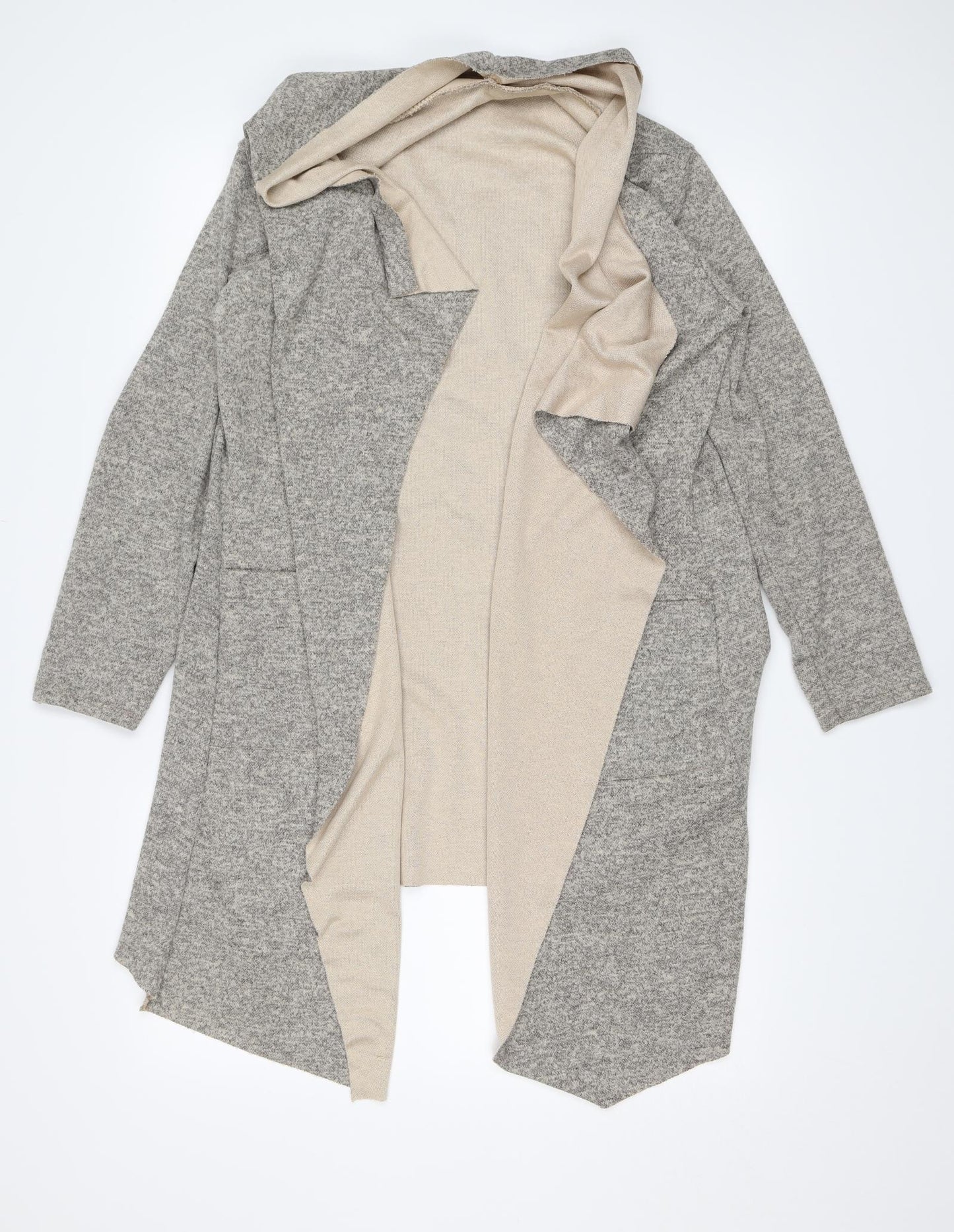 Preworn Womens Grey   Cardigan Jumper Size L