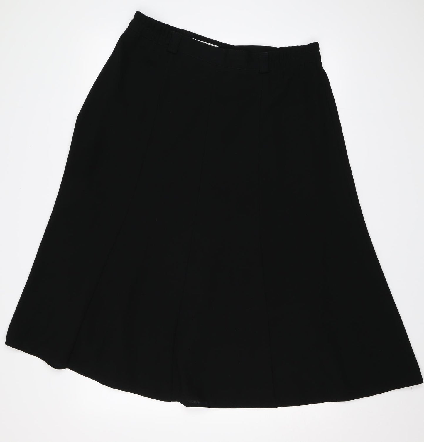 Michael H Womens Black   Swing Skirt Size 18