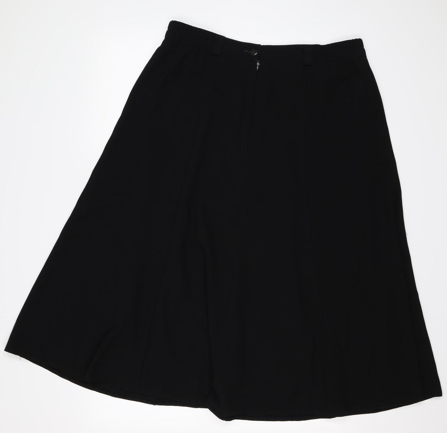 Michael H Womens Black   Swing Skirt Size 18