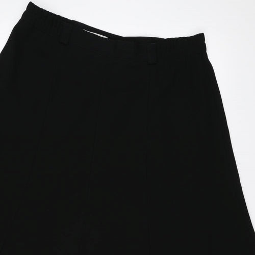 Michael H Womens Black   Swing Skirt Size 18