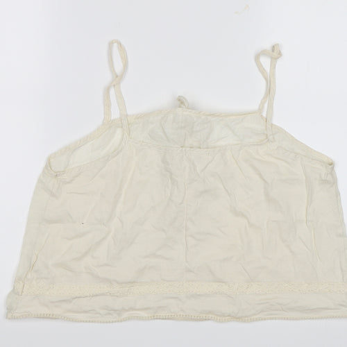 River Island Womens White   Camisole T-Shirt Size 12