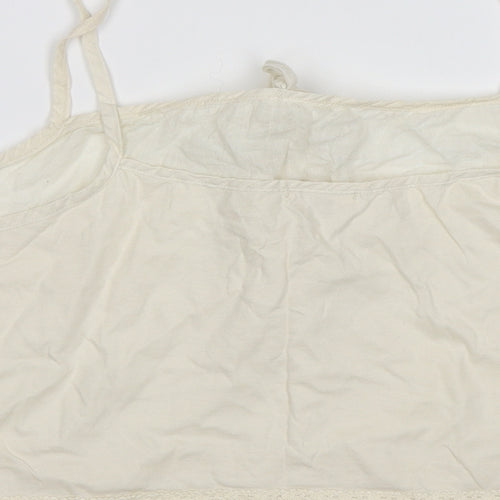 River Island Womens White   Camisole T-Shirt Size 12