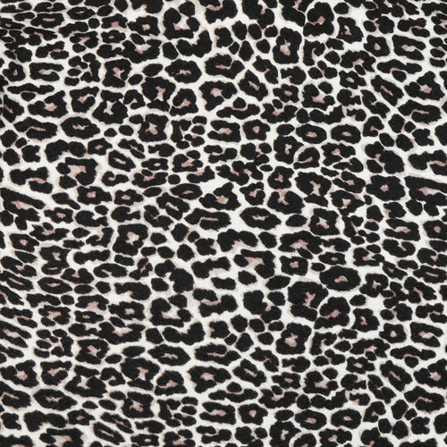 Debenhams Womens Black Animal Print  Pullover Jumper Size 10