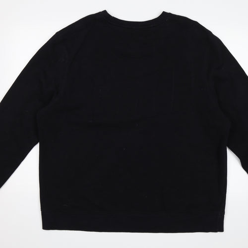 Easy Mens Black   Pullover Jumper Size 2XL