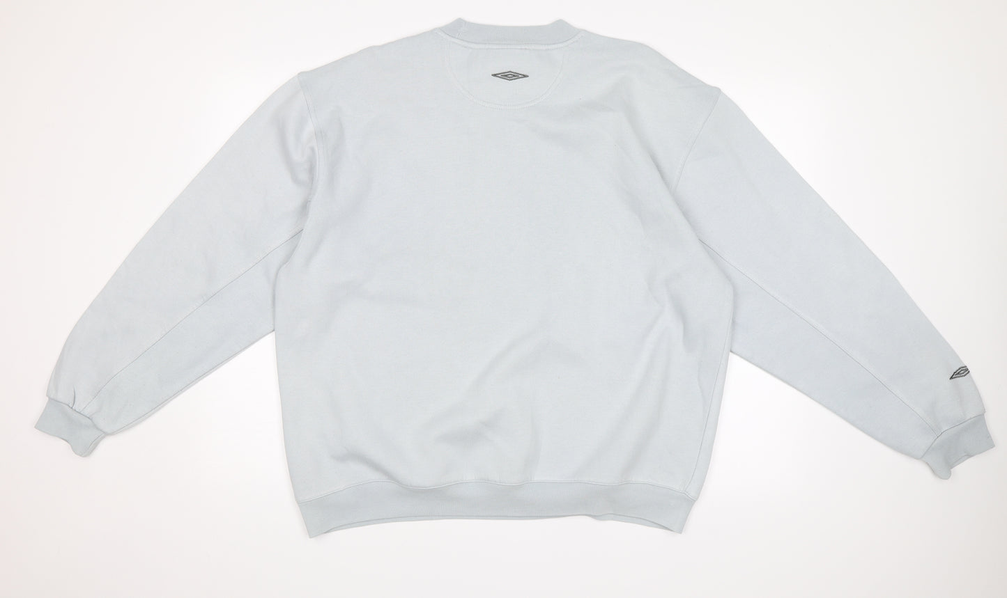 Umbro Mens Blue   Pullover Jumper Size L
