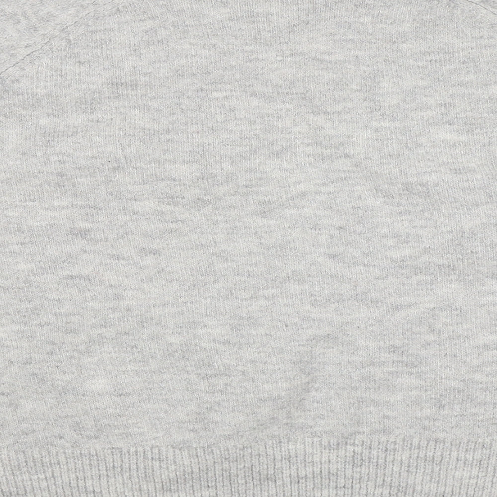 M&S Womens Grey   Pullover Jumper Size L  - stars