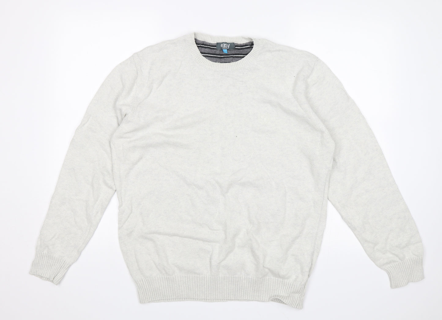 Easy Womens Grey   Pullover Jumper Size L