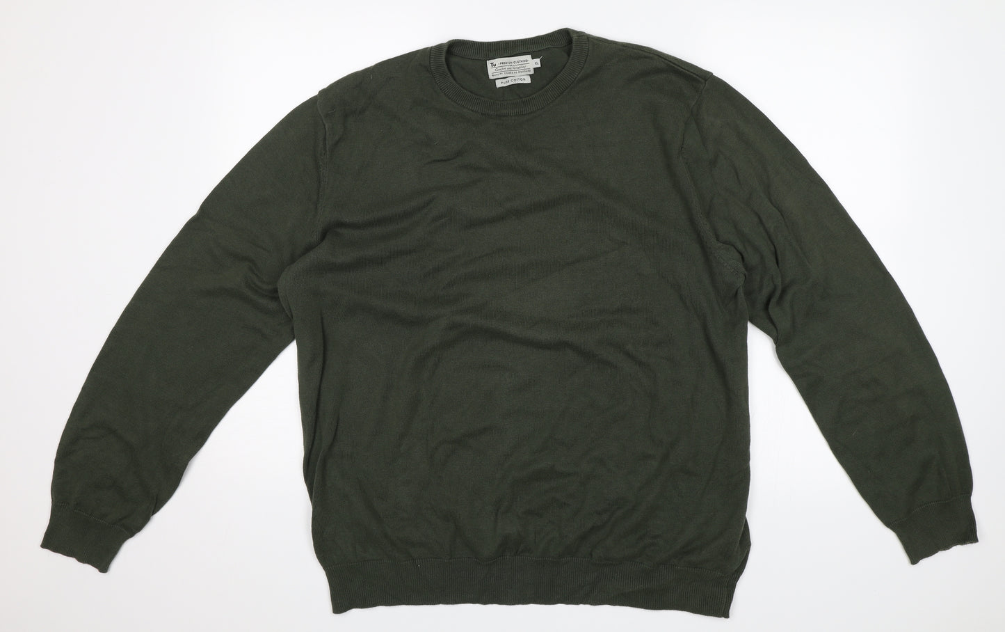 Tu  Womens Green   Pullover Jumper Size XL