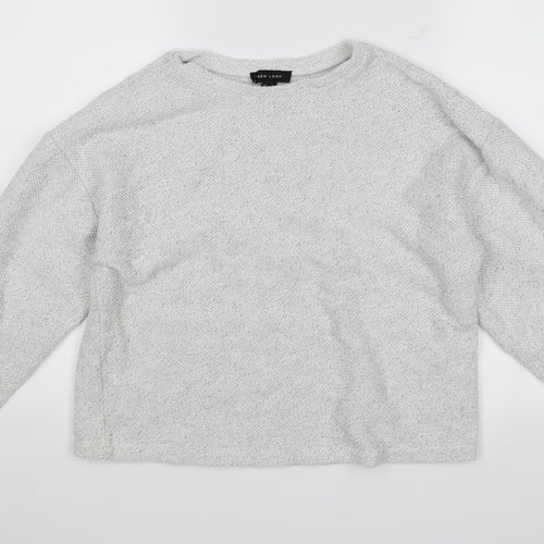 New Look Womens White   Pullover Jumper Size S