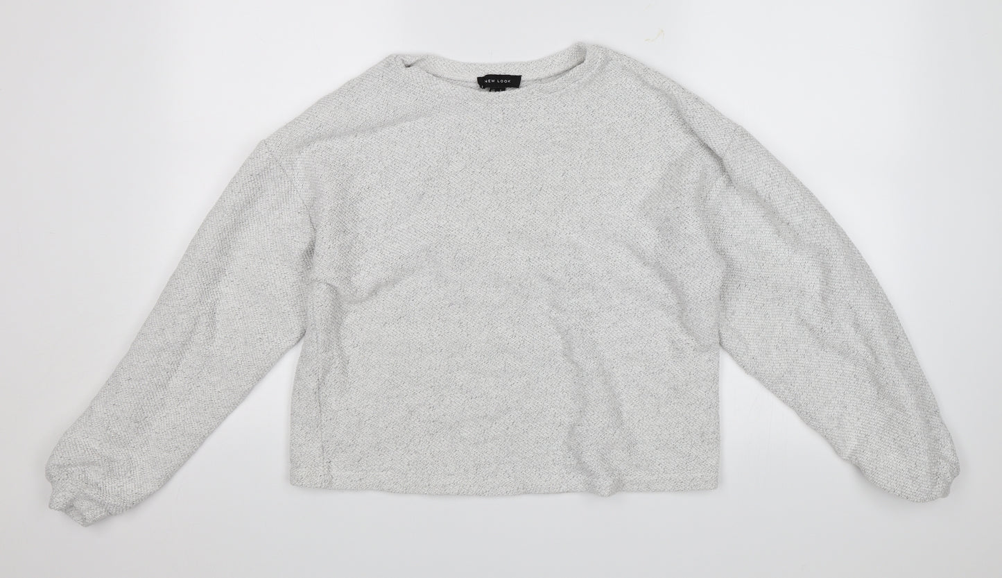New Look Womens White   Pullover Jumper Size S