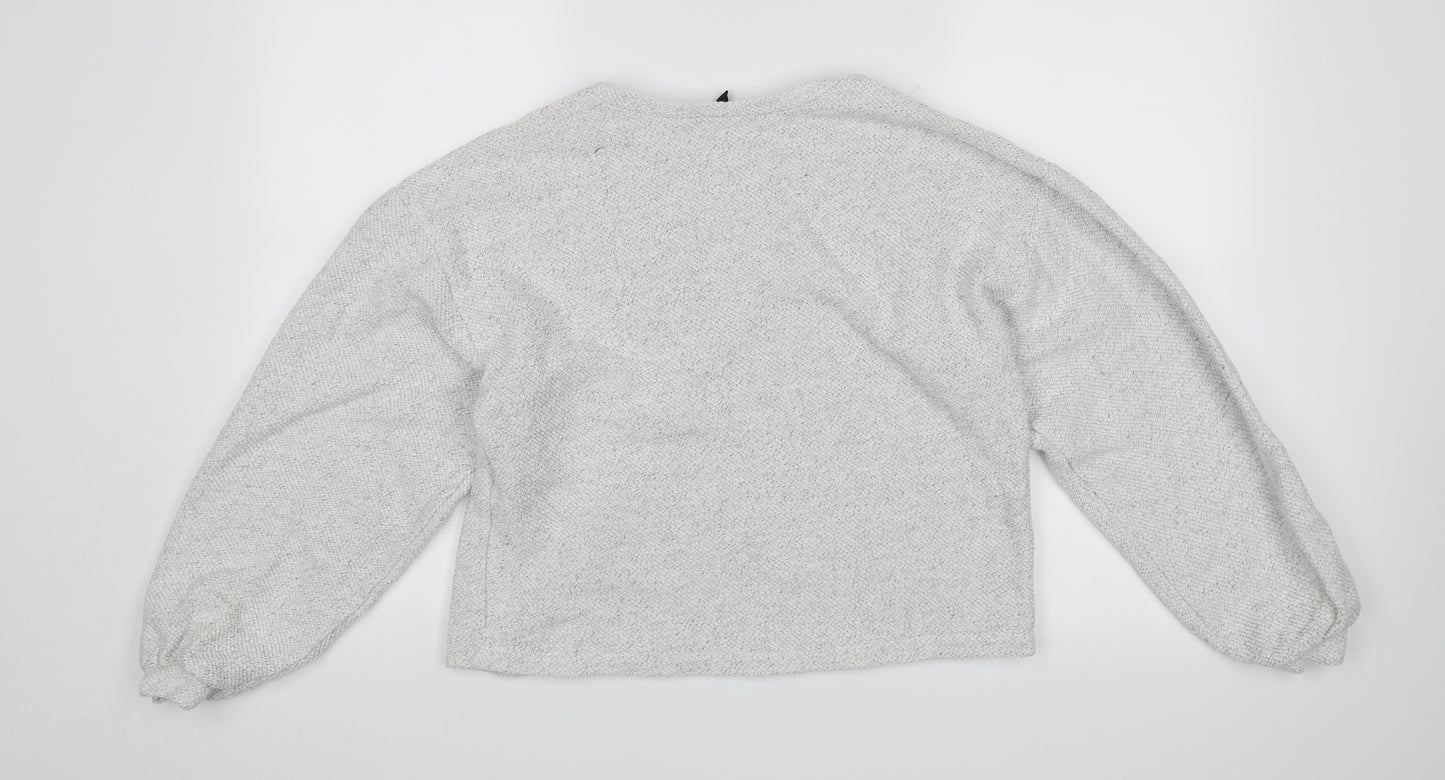 New Look Womens White   Pullover Jumper Size S