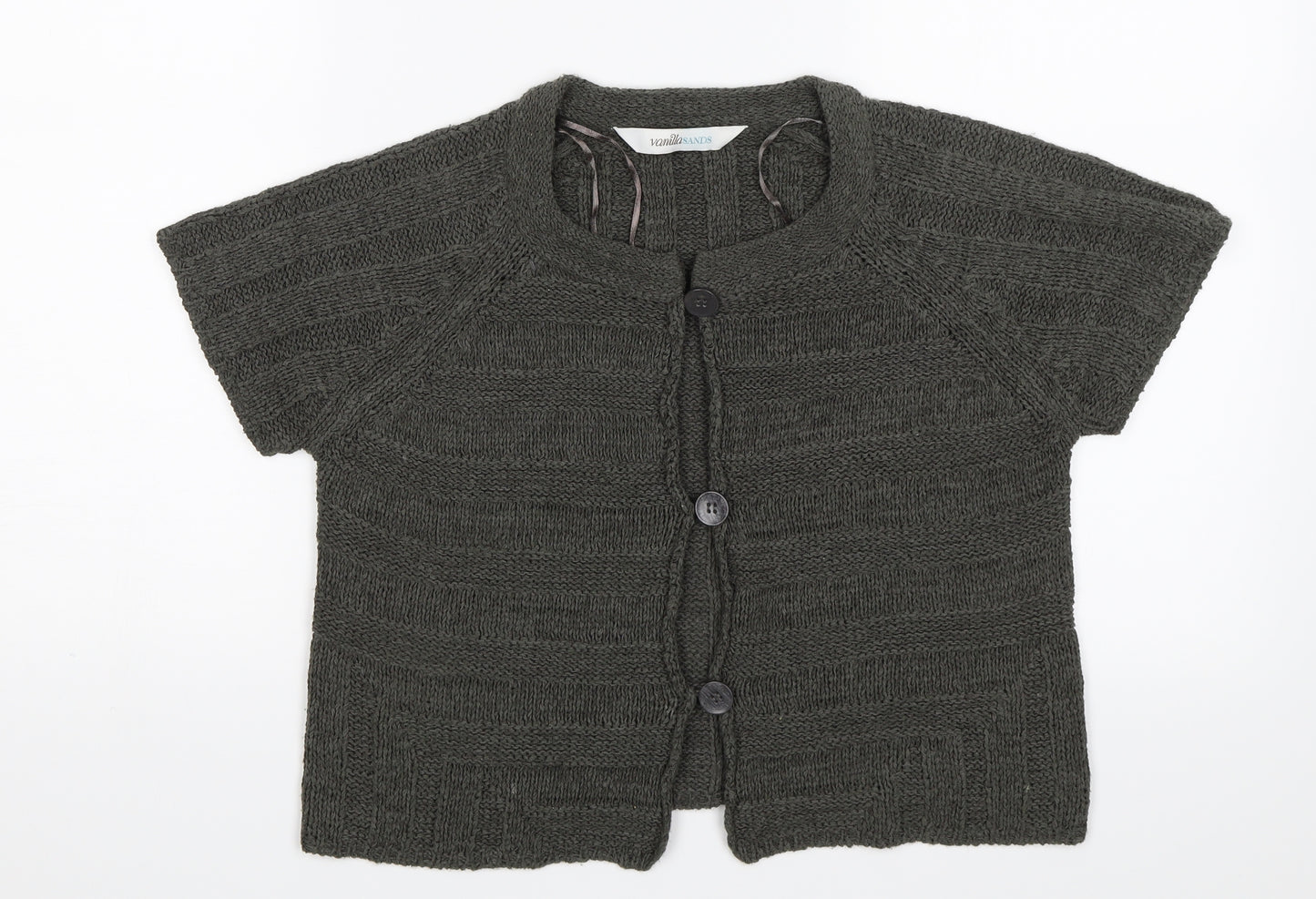Vanilla Sands Womens Green   Cardigan Jumper Size 10
