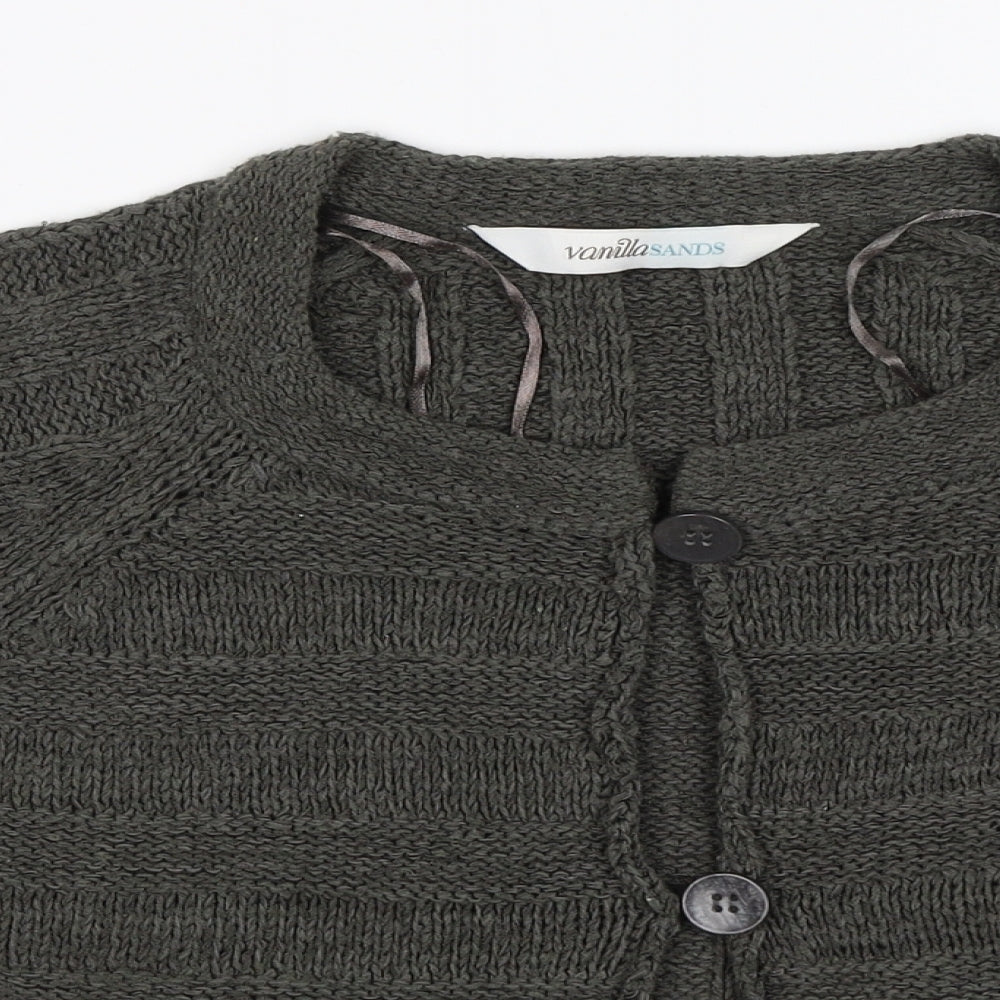 Vanilla Sands Womens Green   Cardigan Jumper Size 10