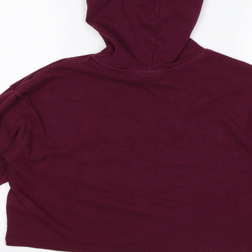 Divided Womens Red   Pullover Hoodie Size S