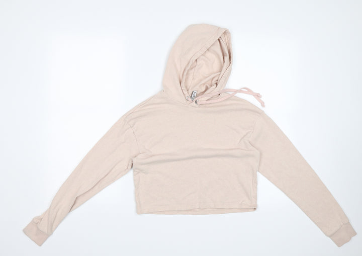 Divided Womens Pink Pullover Hoodie Size XS