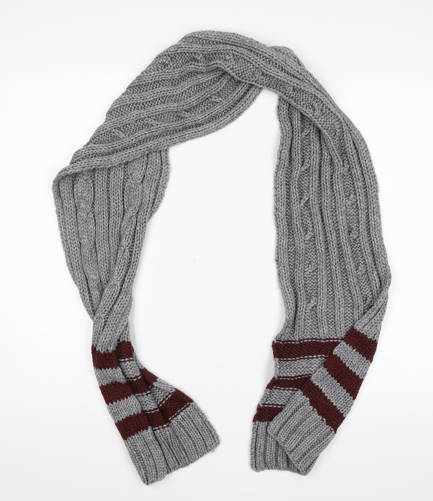 Preworn Unisex Grey    Scarf