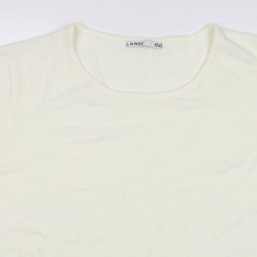 EA Womens White   Pullover Jumper Size L