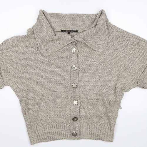 River Island Womens Beige   Cardigan Jumper Size 14