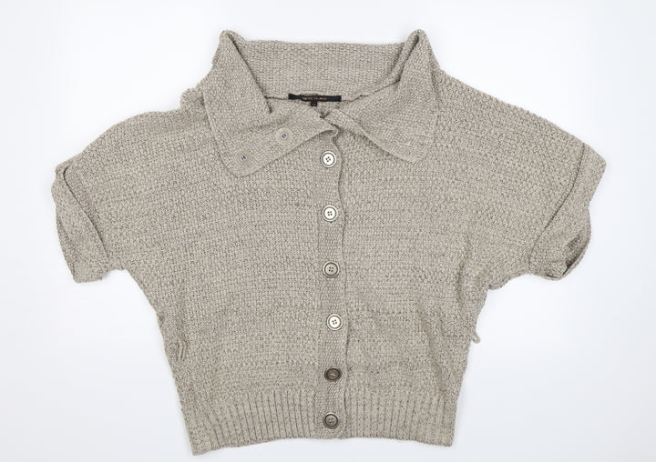 River Island Womens Beige   Cardigan Jumper Size 14