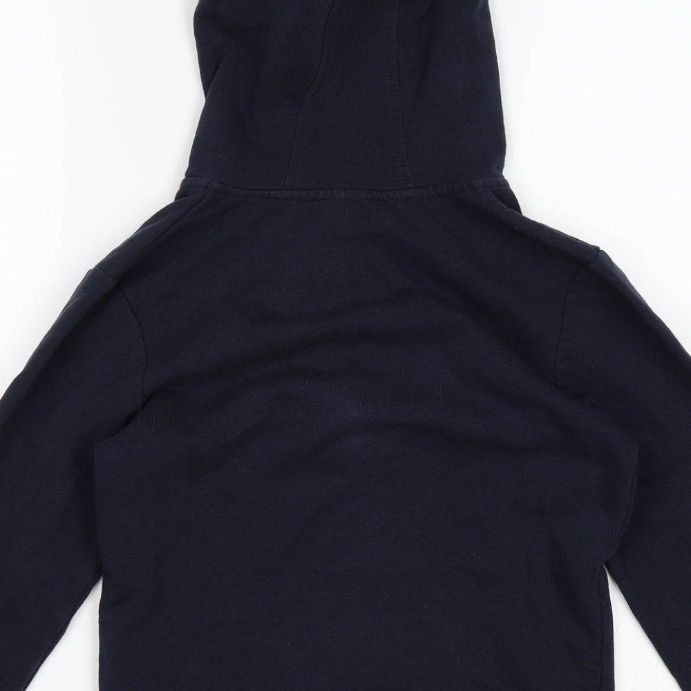 George Boys Blue   Full Zip Hoodie Size 8-9 Years