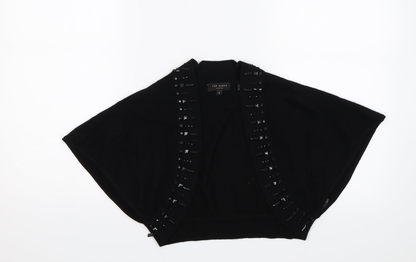 Ted Baker Womens Black   Shrug Jumper Size 2