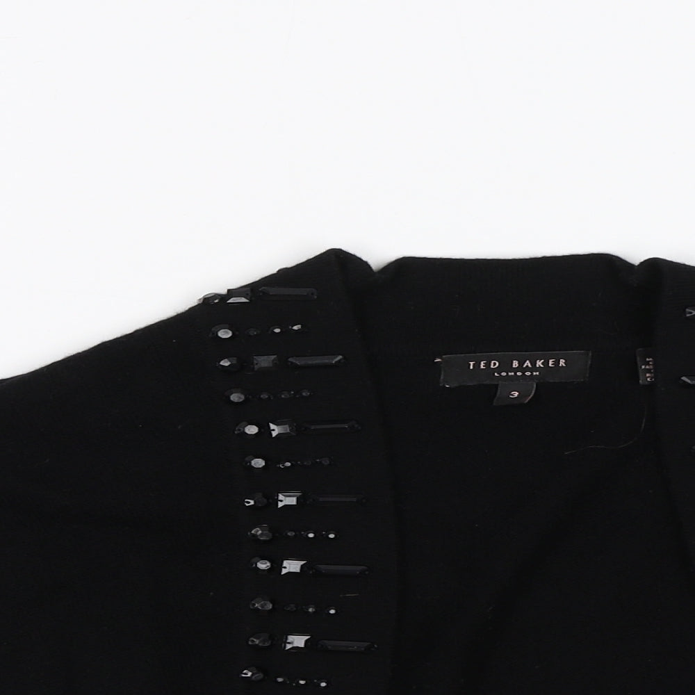 Ted Baker Womens Black   Shrug Jumper Size 2