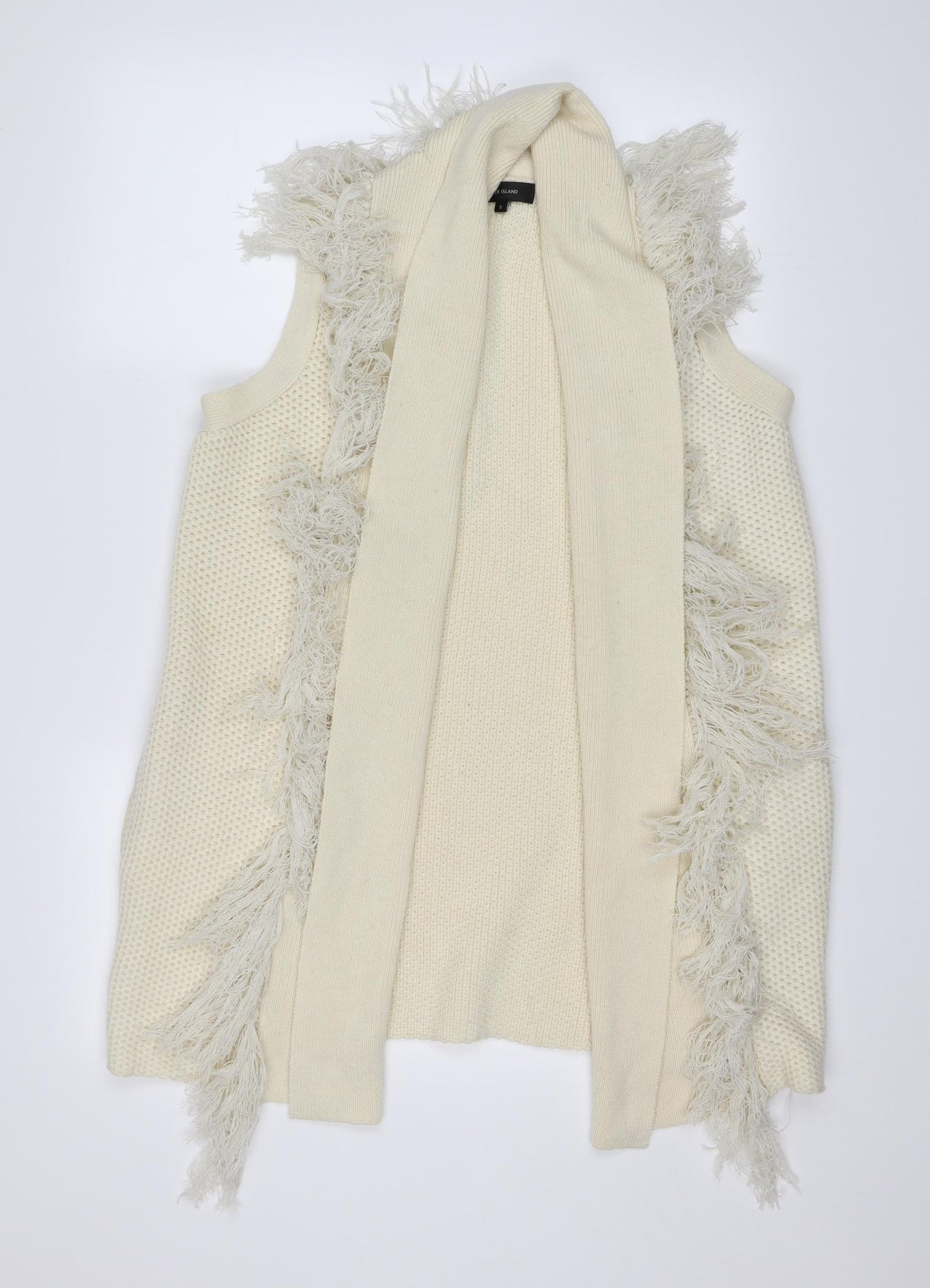 River Island Womens White   Cardigan Jumper Size S