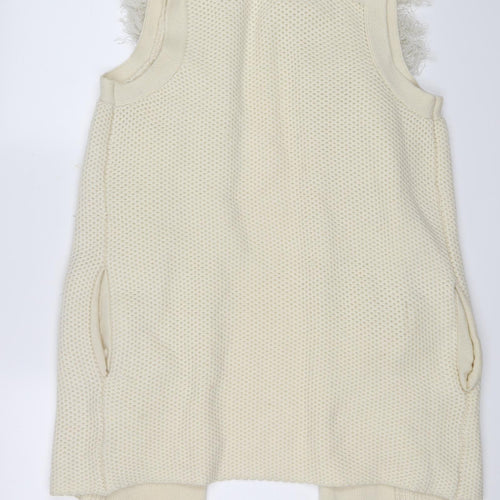 River Island Womens White   Cardigan Jumper Size S
