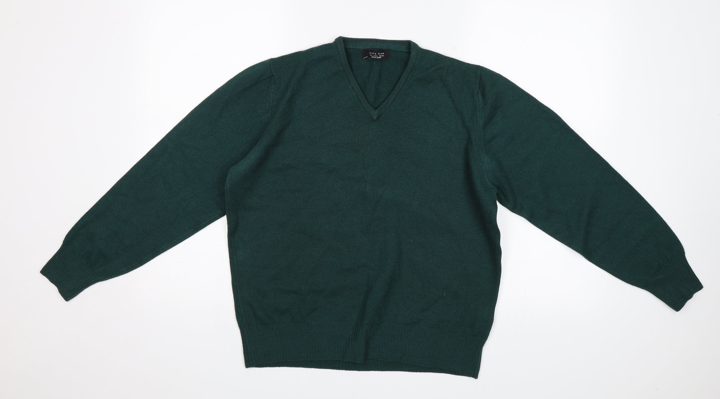 Zara Mens Green   Pullover Jumper Size L