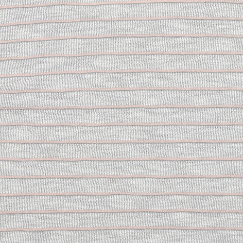 TU Womens Grey Striped  Jersey T-Shirt Size 8