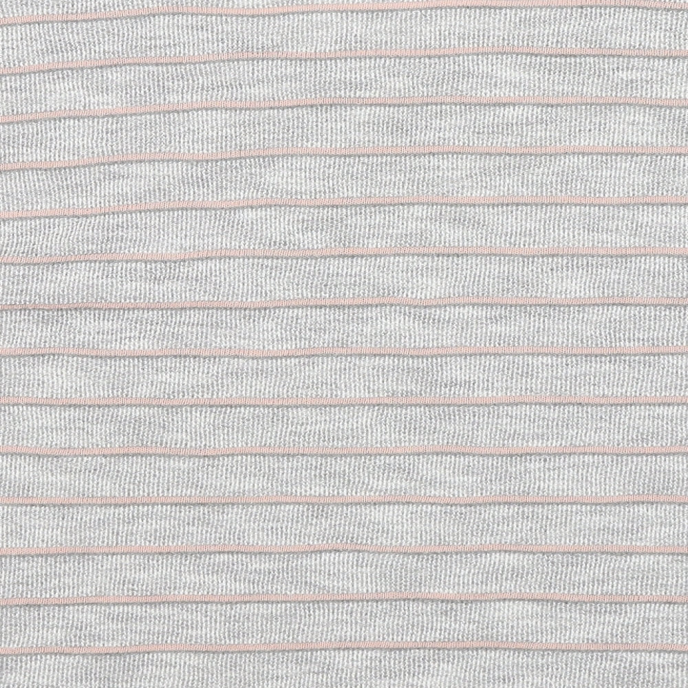TU Womens Grey Striped  Jersey T-Shirt Size 8