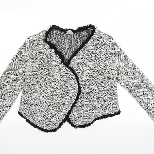 H&M Womens Grey   Cardigan Jumper Size M