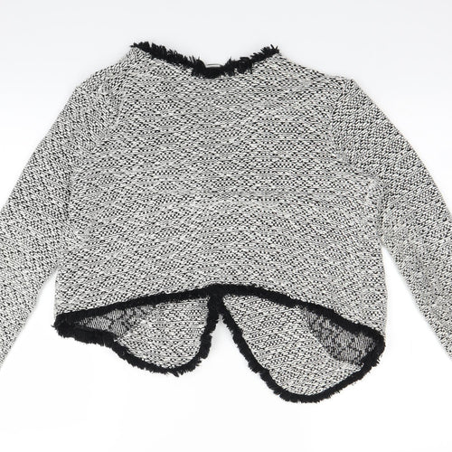 H&M Womens Grey   Cardigan Jumper Size M