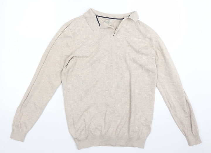 Acw85 Womens Beige Pullover Jumper Size S