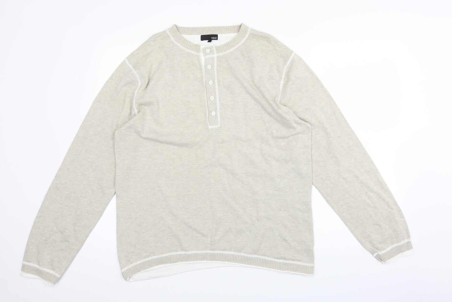 NEXT Womens Beige   Pullover Jumper Size L