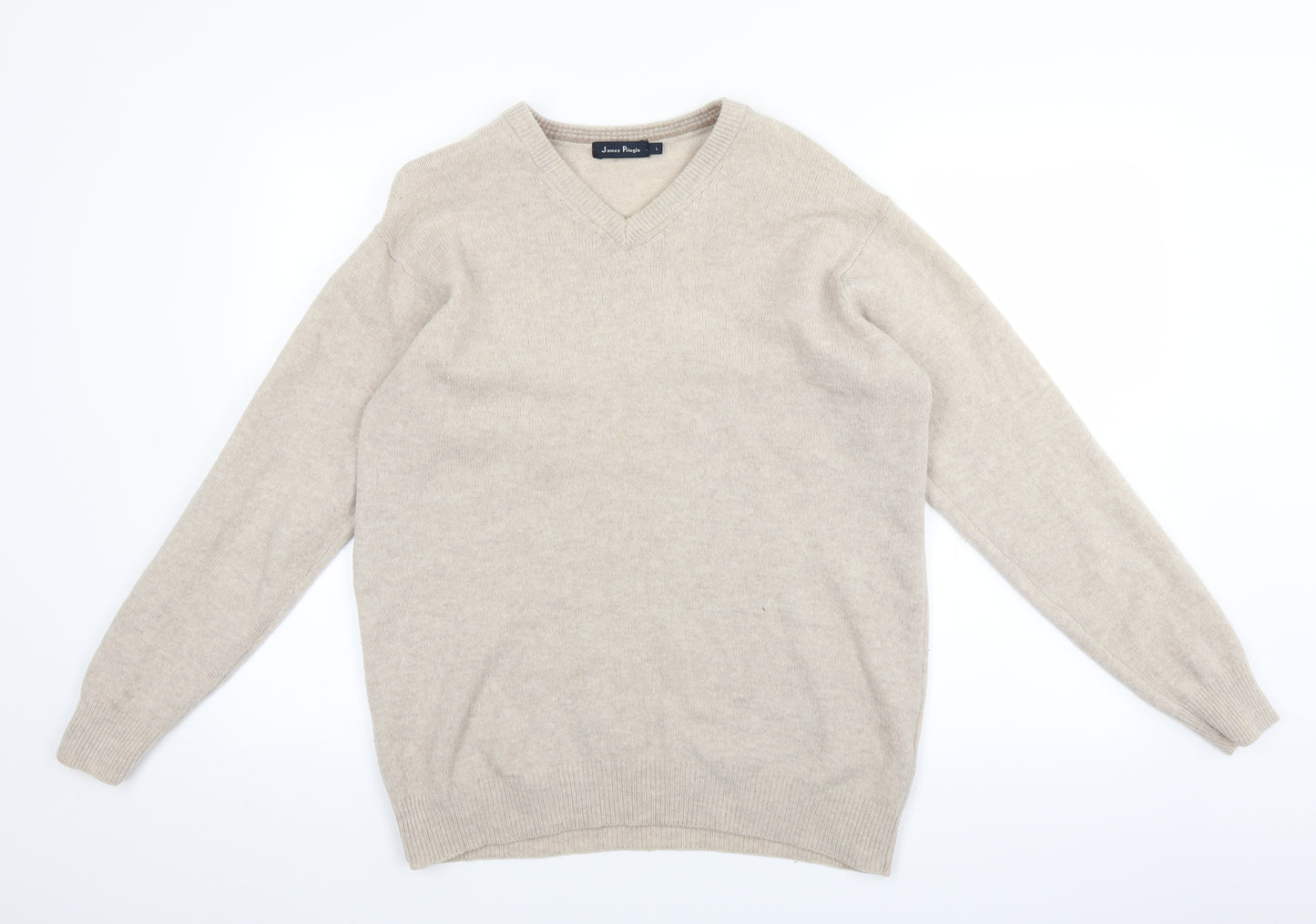 James Pringle Mens Beige   Pullover Jumper Size L
