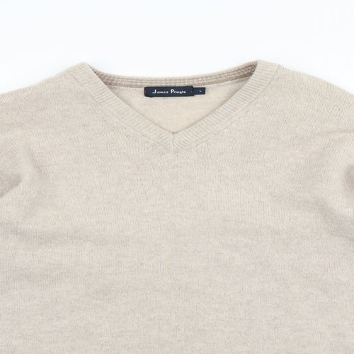James Pringle Mens Beige   Pullover Jumper Size L