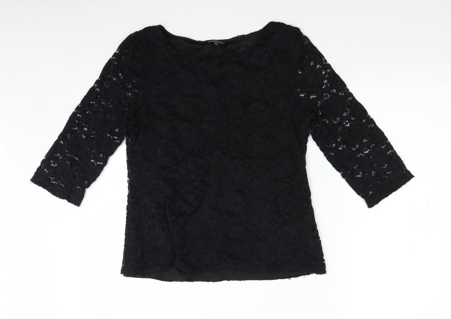 Phase Eight Womens Black   Basic Blouse Size 12