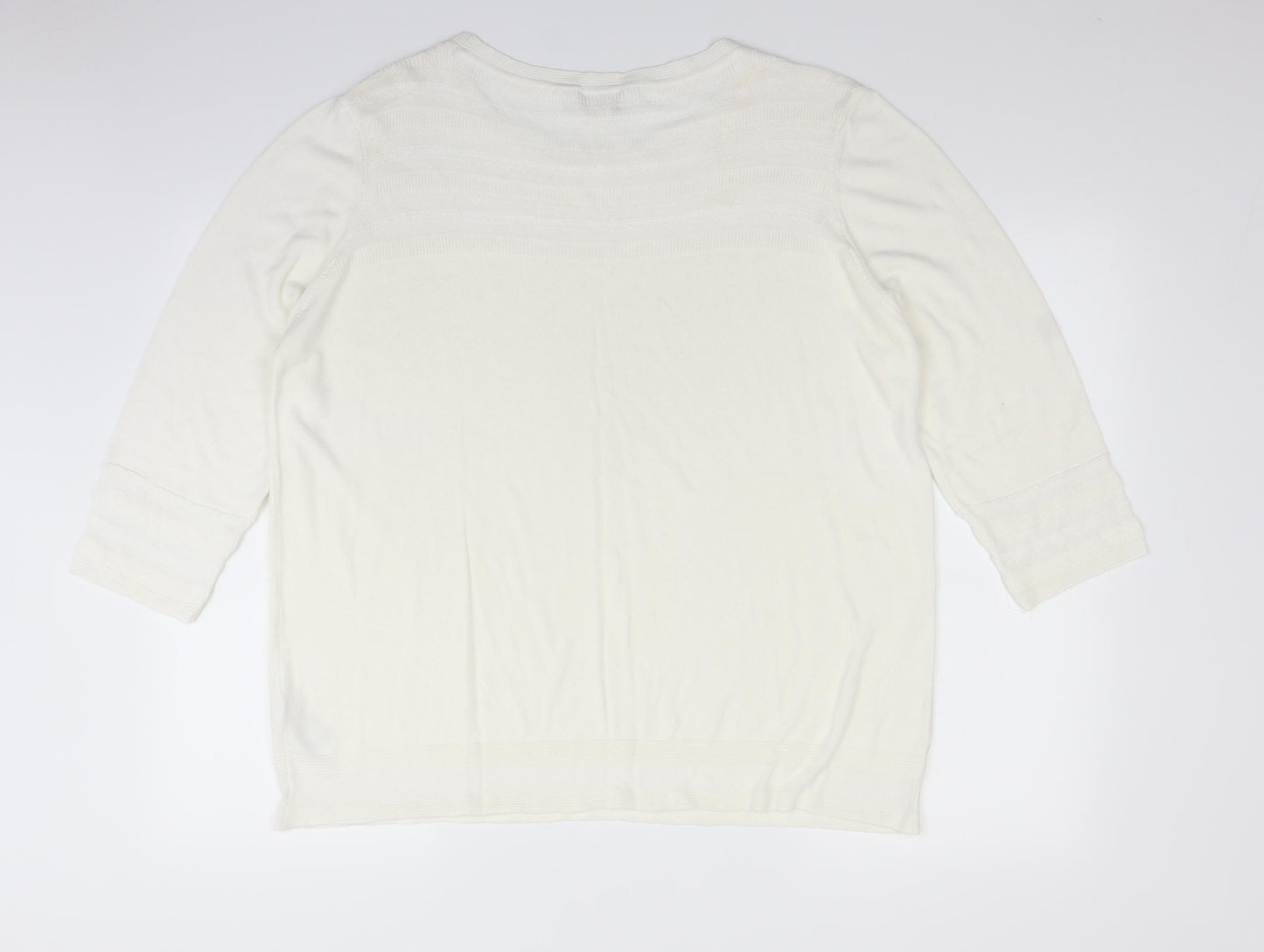 Monsoon Womens White   Basic Blouse Size 22