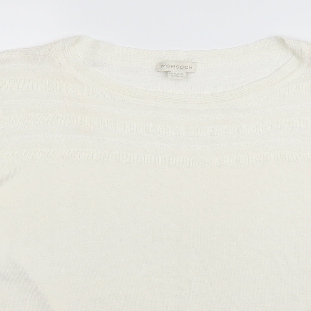 Monsoon Womens White   Basic Blouse Size 22