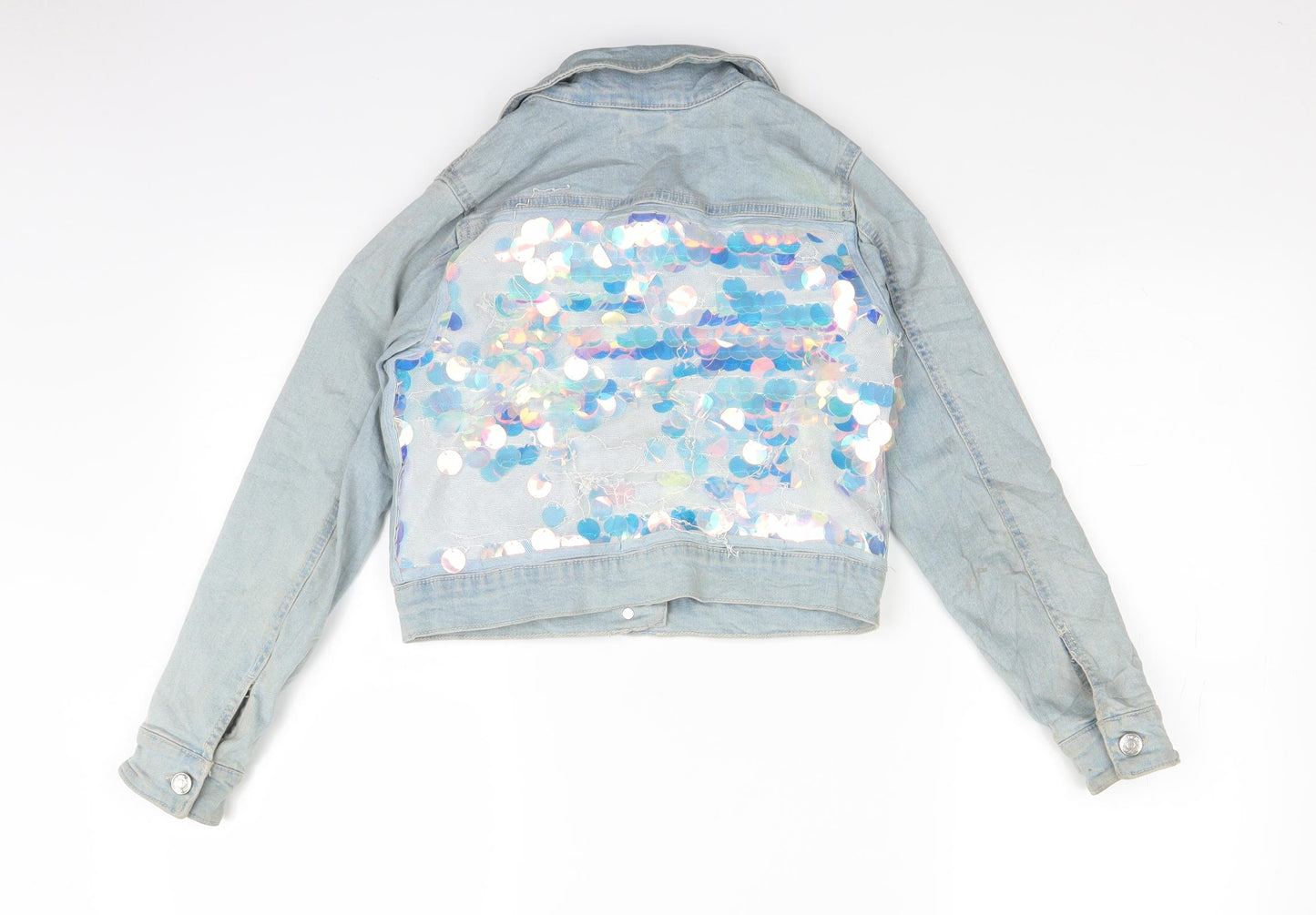 Primark Girls Blue  Denim Jacket  Size 10-11 Years
