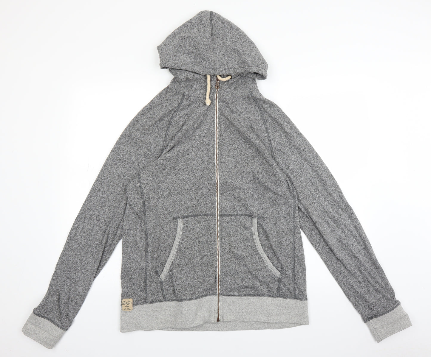 NEXT Mens Grey   Full Zip Hoodie Size L
