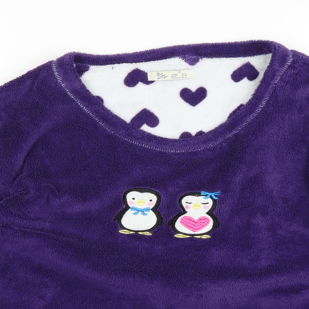 Primark Womens Purple   Pullover Jumper Size 16  - penguin