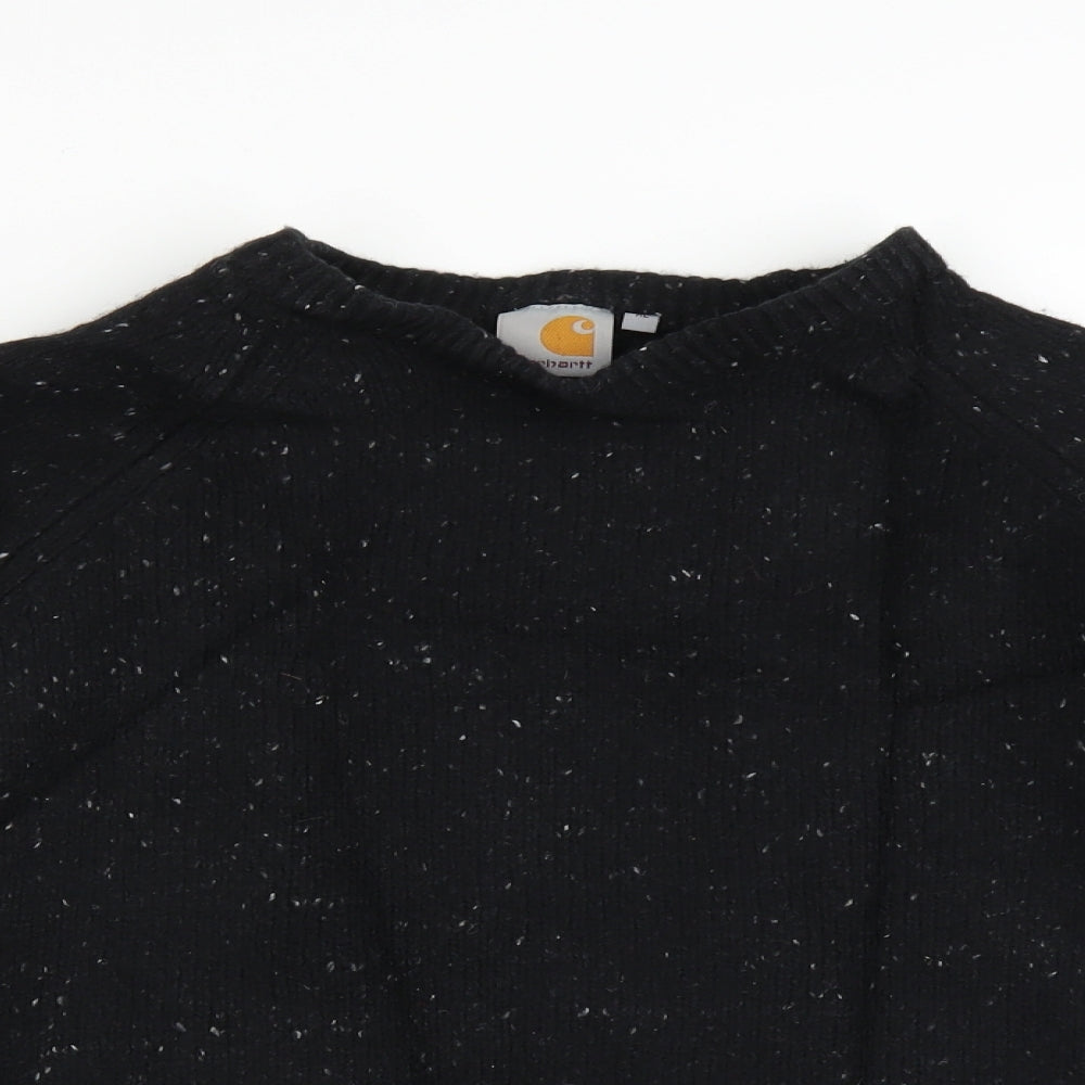 Carhartt Womens Black  Knit Pullover Jumper Size XL