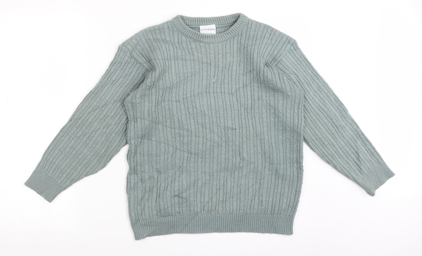 Alexon Mens Green  Knit Pullover Jumper Size M