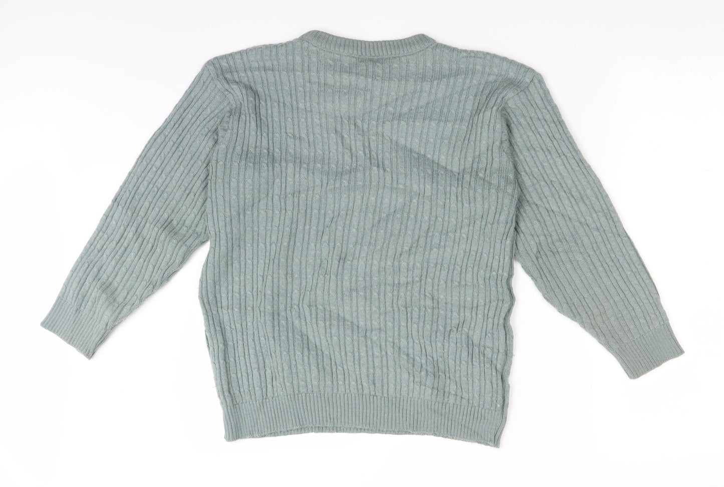 Alexon Mens Green  Knit Pullover Jumper Size M