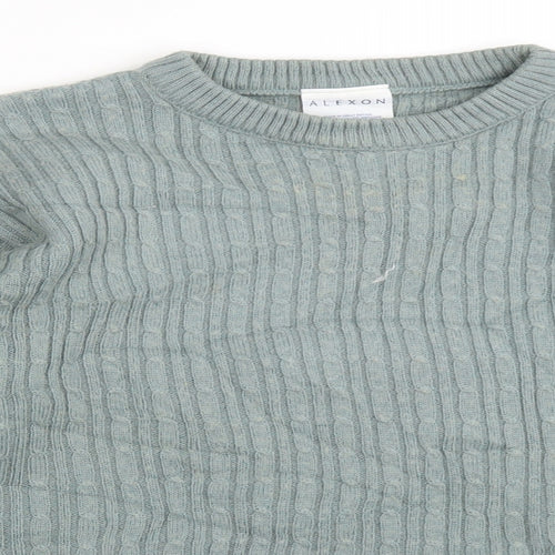 Alexon Mens Green  Knit Pullover Jumper Size M