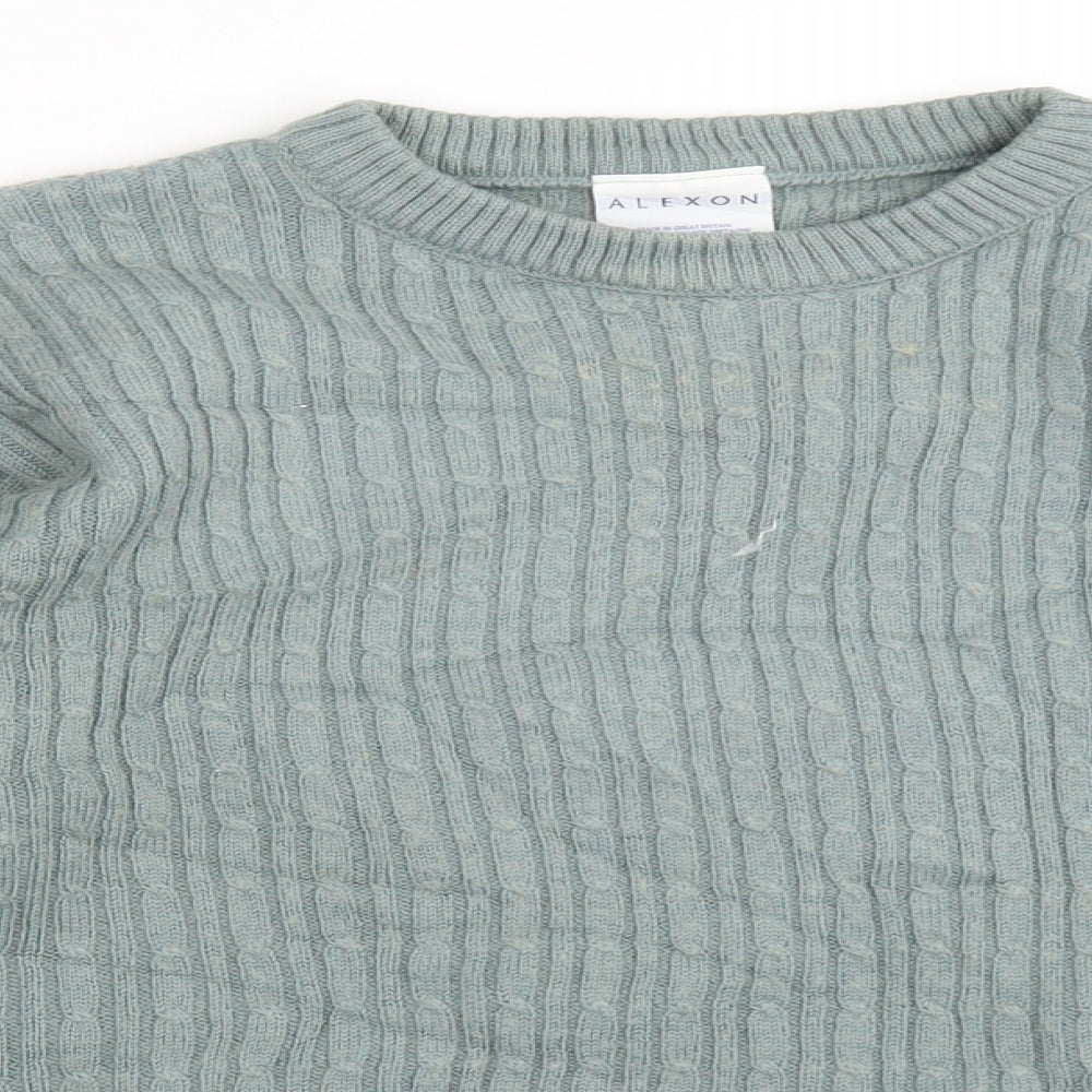 Alexon Mens Green  Knit Pullover Jumper Size M