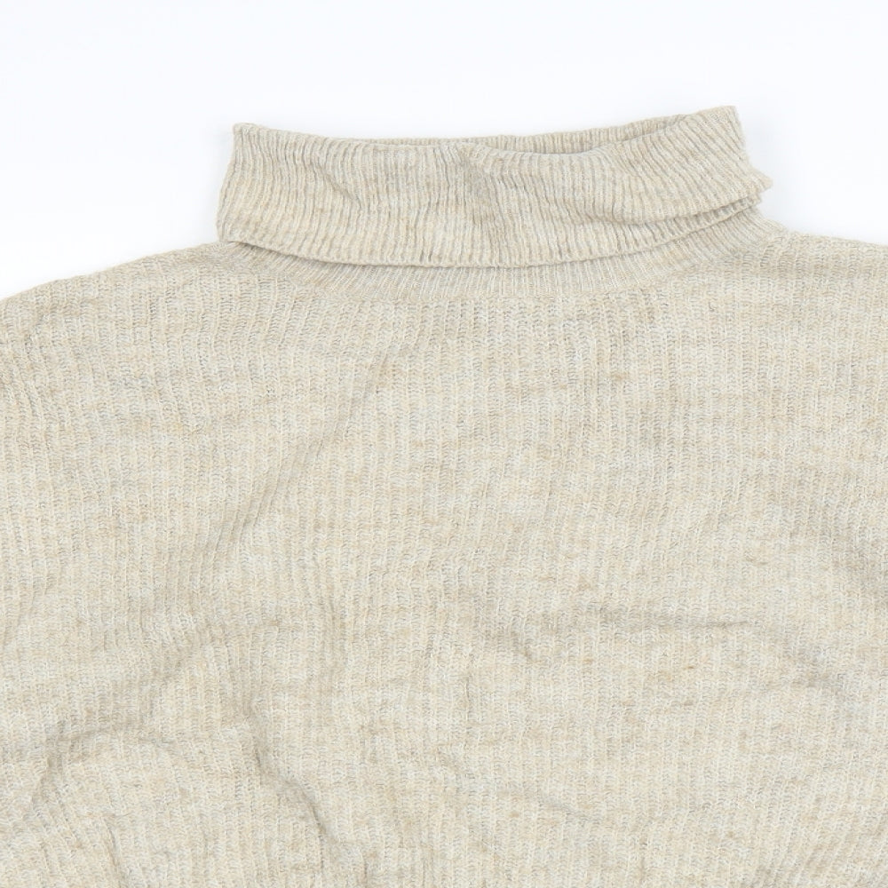 H&M Womens Ivory  Knit Pullover Jumper Size S